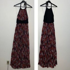 Fame and Partners Womens Size 2 Halter Halter Maxi Dress